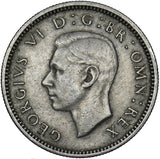 1952 Sixpence - George VI British  Coin - Nice