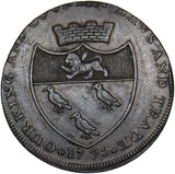 1795 Canterbury Cathedral 18th Century Halfpenny Token - Kent D&H 8
