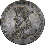 1792 Lancaster John Of Gaunt 18th Century Halfpenny Token - Lancashire D&H 29