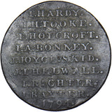1794 Erskine & Gibbs 18th Century Halfpenny Token - Middlesex D&H 1012