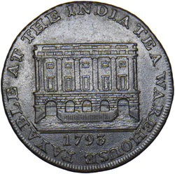 1793 Bristol Hawkins Bird 18th Century Halfpenny Token - Somersetshire D&H 89