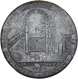 1794 Bath (Botanic Grden) 18th Century Halfpenny Token - Somersetshire  D&H 26