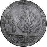 1794 Bath (Botanic Grden) 18th Century Halfpenny Token - Somersetshire  D&H 26