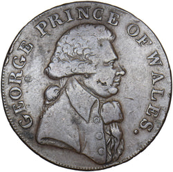 1794 Brighton Prince of Wales 18th Century Halfpenny Token - Sussex D&H 2