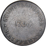 1796 Brightelmstone Mighells 18th Century Halfpenny Token - Sussex D&H 10