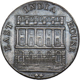 1793 Hudderfield East India House 18th C. Halfpenny Token - Yorkshire D&H 15
