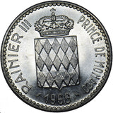 1966 Monaco 10 Francs (Charles III) - Silver Coin - Superb