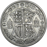 1930 Halfcrown - George V British Silver Coin