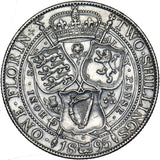 1895 Florin (Dies 1A) - Victoria British Silver Coin - Nice