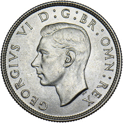 1944 Florin - George VI British Silver Coin - Superb