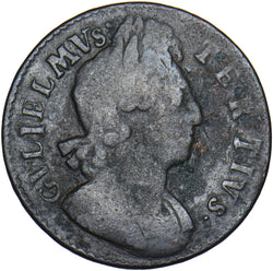 1699 Halfpenny - William III British Copper Coin