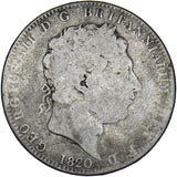 1820 Crown - George III British Silver Coin
