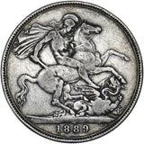 1889 Crown - Victoria British Silver Coin