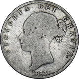 1883 Halfcrown - Victoria British Silver Coin