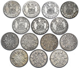1920 - 1936 Sixpences Lot (14 Coins) - British Silver Coins Inc. Better Grades