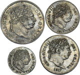 1817 Maundy set - George III British Silver Coins - Superb
