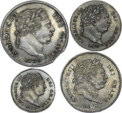 1820 Maundy set - George III British Silver Coins - Very Nice