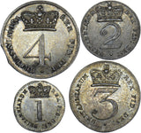 1820 Maundy set - George III British Silver Coins - Very Nice