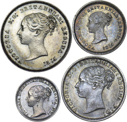 1883 Maundy set - Victoria British Silver Coins - Superb