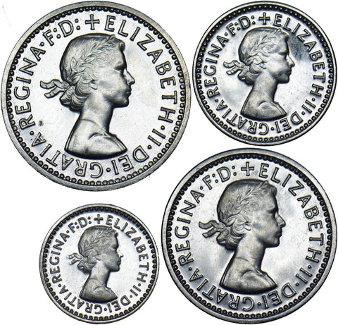 1975 Maundy set (With Case) - Elizabeth II British Silver Coins - Superb