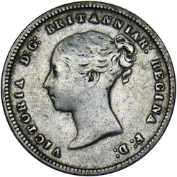 1852 Maundy Fourpence - Victoria British Silver Coin