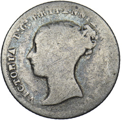 1848 Groat (Fourpence) - Victoria British Silver Coin