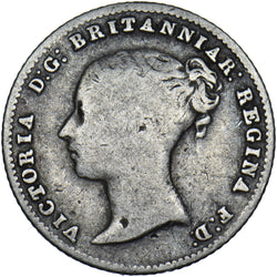 1855 Groat (Fourpence) - Victoria British Silver Coin