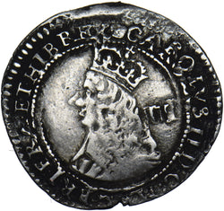 1660-2 Halfgroat -  British Silver Hammered Coin - Nice