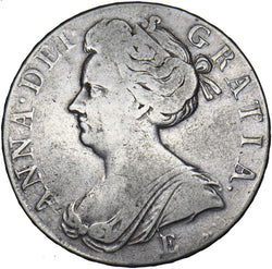 1707 E Crown (Edinburgh Mint) - Anne British Silver Coin