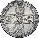 1707 E Crown (Edinburgh Mint) - Anne British Silver Coin