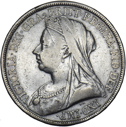 1893 LVII Crown - Victoria British Silver Coin