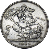 1893 LVII Crown - Victoria British Silver Coin