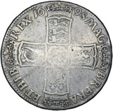 1698 Halfcrown - William III British Silver Coin