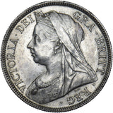 1897 Halfcrown - Victoria British Silver Coin - Very Nice