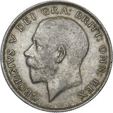 1921 Halfcrown - George V British Silver Coin - Nice