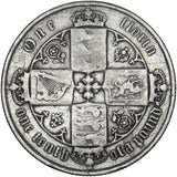1875 Gothic Florin - Victoria British Silver Coin
