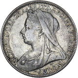 1899 Florin - Victoria British Silver Coin - Nice