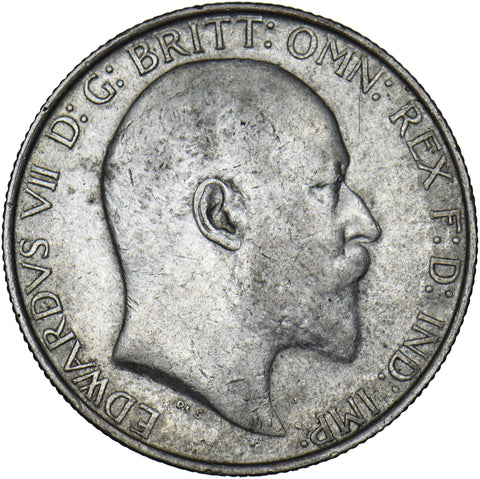 1907 Florin - Edward VII British Silver Coin - Nice