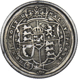 1820 Shilling - George III British Silver Coin - Nice