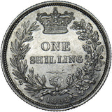 1852 Shilling - Victoria British Silver Coin - Very Nice