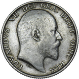 1907 Shilling - Edward VII British Silver Coin - Nice
