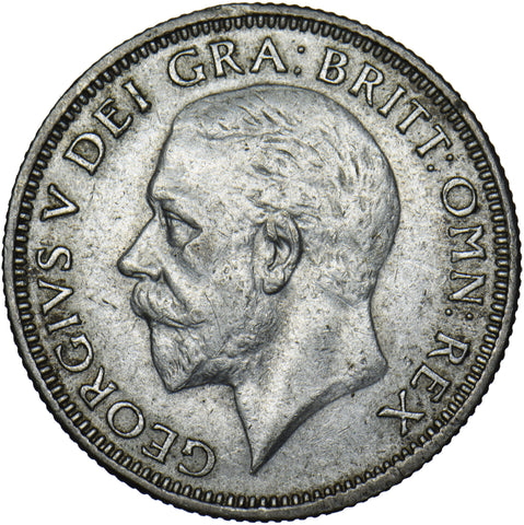 1926 Shilling - George V British Silver Coin - Nice