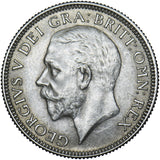 1929 Shilling - George V British Silver Coin - Very Nice