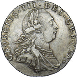 1787 Sixpence - George III British Silver Coin - Nice
