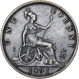 1891 Penny - Victoria British Bronze Coin - Nice