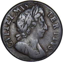1699 Farthing (Date In Legend) - William III British Copper Coin - Nice