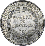1904 French Indo-China 1 Piastre - Silver Coin