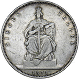 1871 Germany Prussia Sieges Thaler - Silver Coin