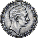 1910 A Germany Prussia 3 Mark - Silver Coin
