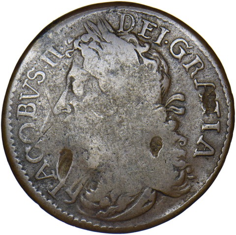 1689 Ireland September Gunmoney Halfcrown - Copper Coin